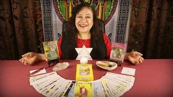 Lily with Tarot